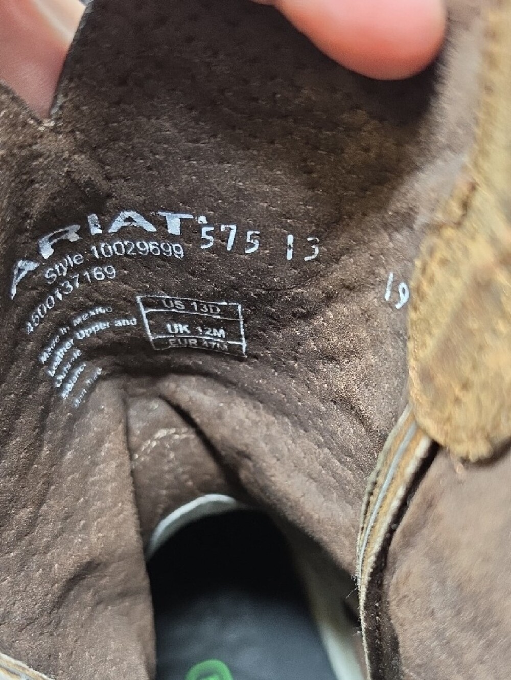 Ariat Men's Circuit Patriot Western Boots - Broad Square Toe Size 13D - Picture 8 of 8